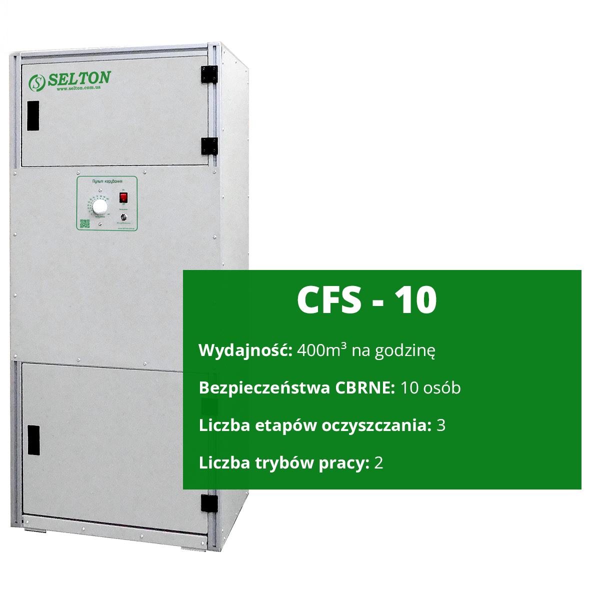 Jednostka wentylacyjna filtrująca CFS-10