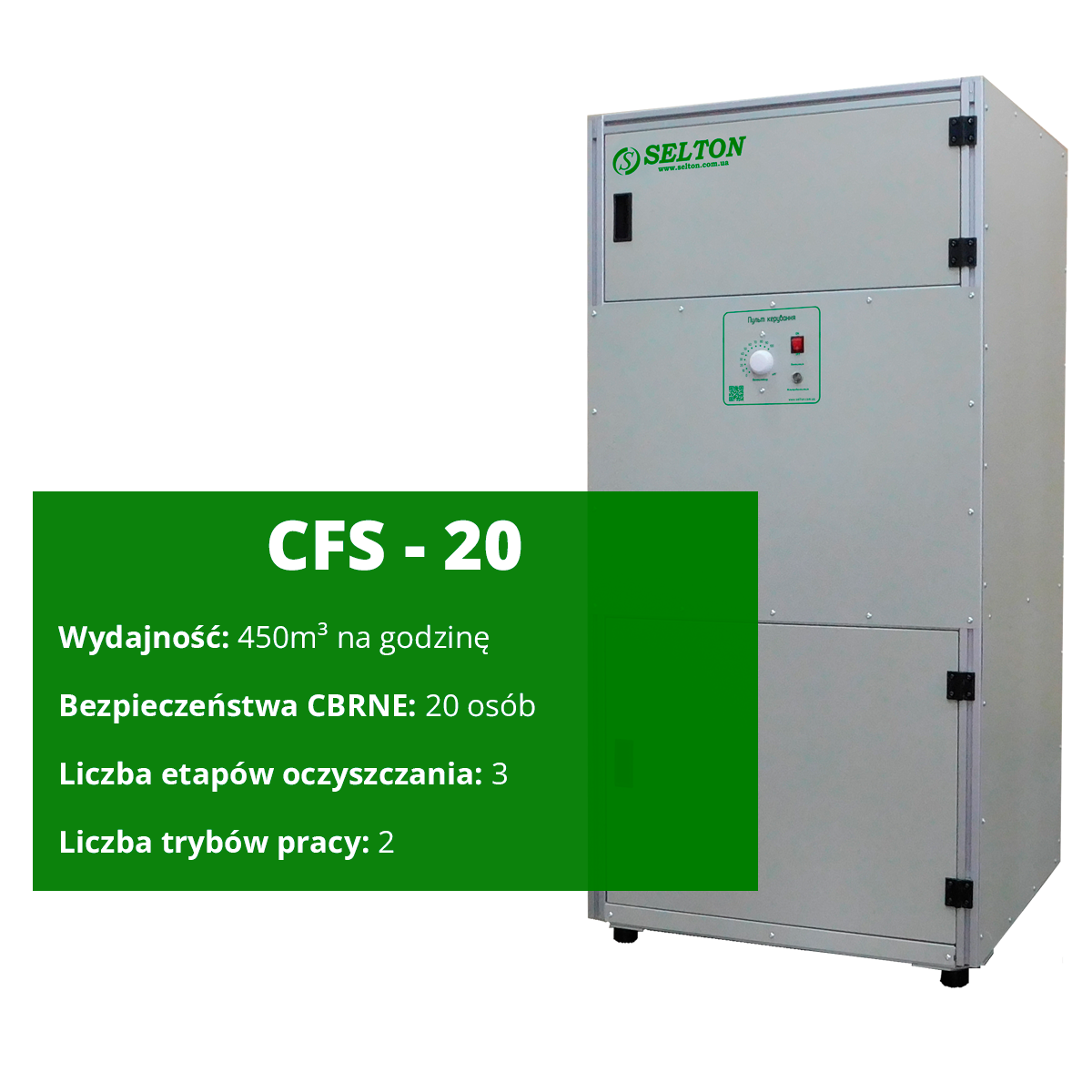 Jednostka wentylacyjna filtrująca CFS-20