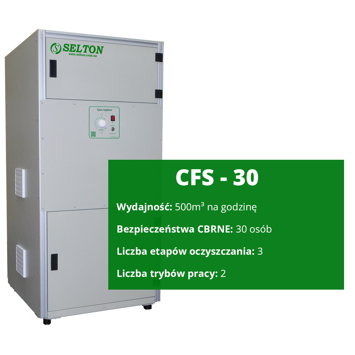 Jednostka wentylacyjna filtrująca CFS-30