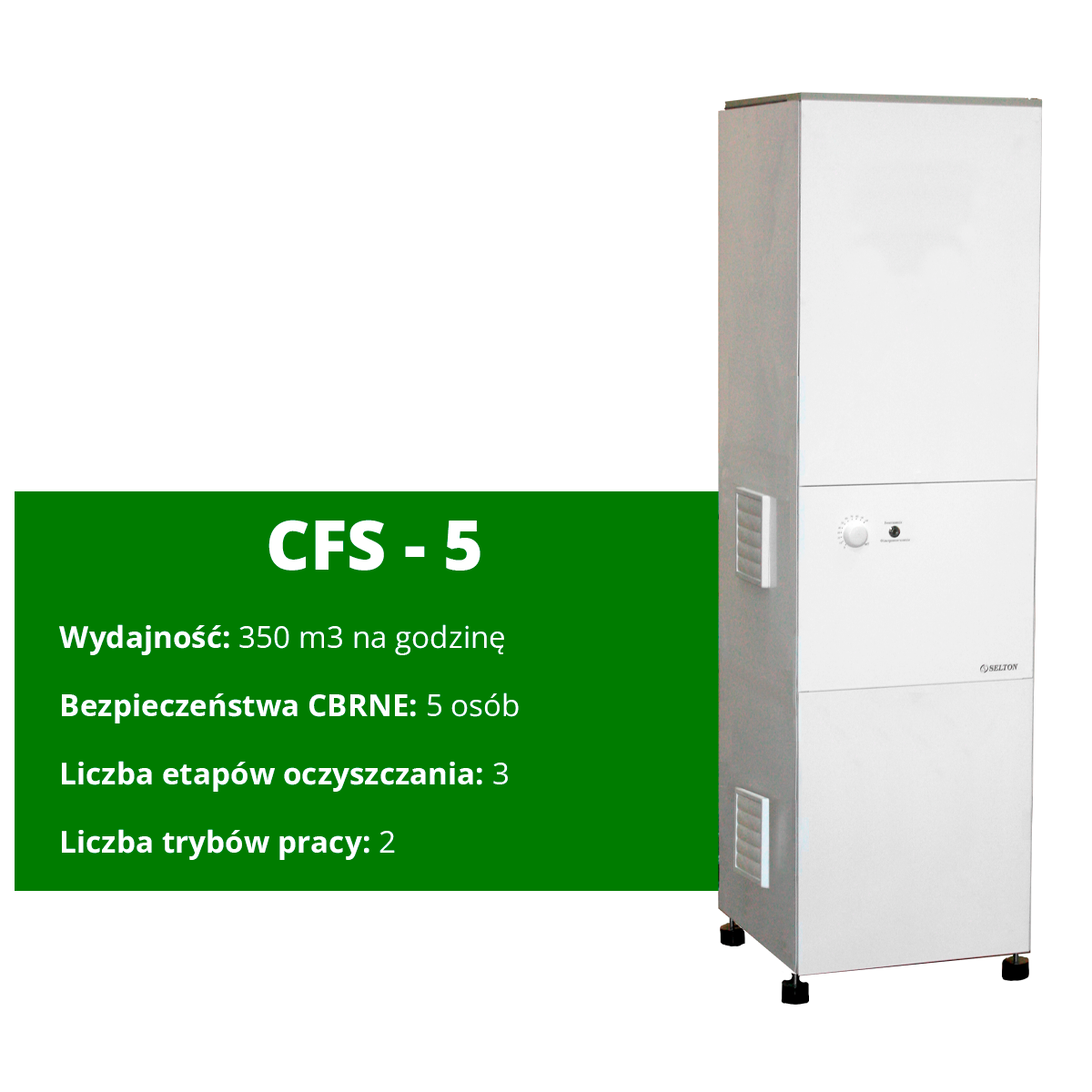 Jednostka wentylacyjna z filtrem CFS-5